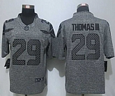 Nike Limited Seattle Seahawks #29 Thomas III Men's Stitched Gridiron Gray Jerseys,baseball caps,new era cap wholesale,wholesale hats